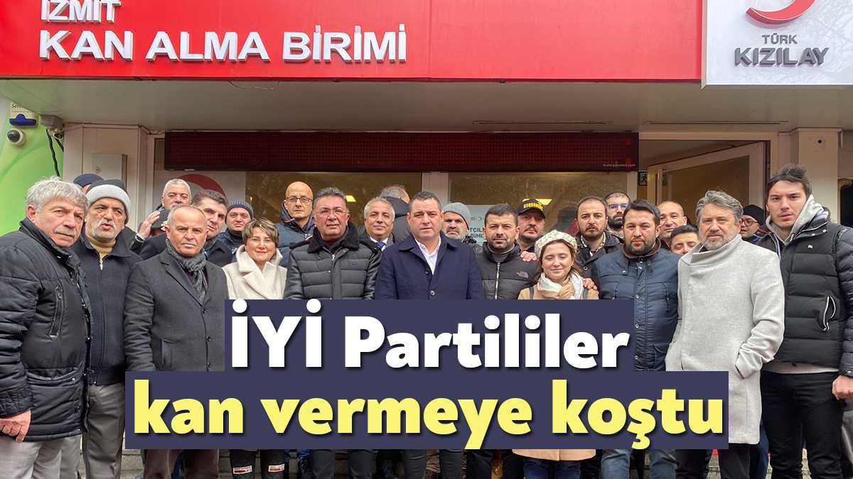 İYİ Parti Kocaeli İl Başkanı Nusret Acur, yayınladığı mesajda depremde