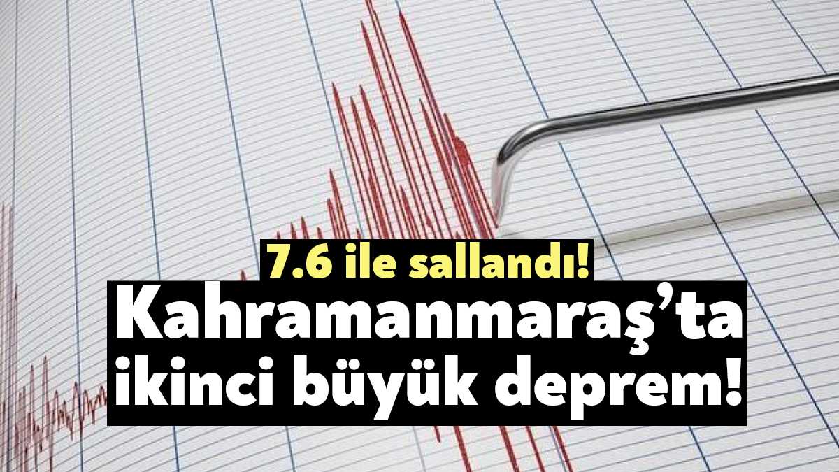 Öğlen saatlerinde pek çok kentte hissedilen bir deprem daha oldu.