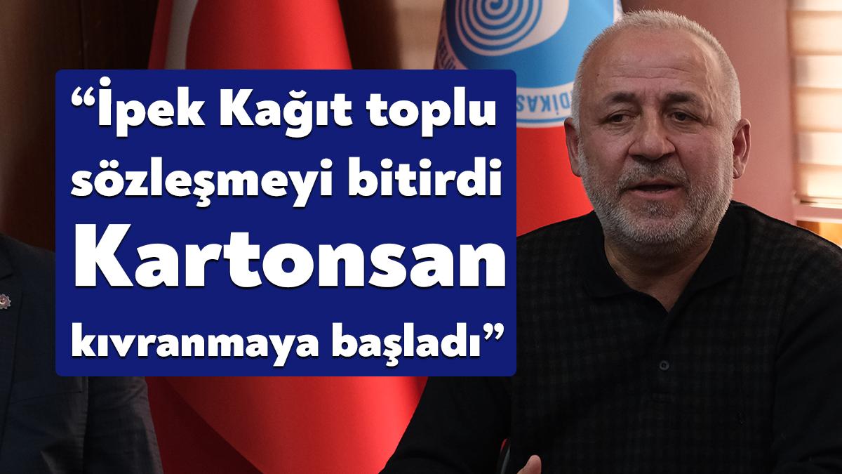 Türk-İş Sendikası Marmara Bölge Başkanı Adnan Uyar yaptığı konuşmada, “Orada