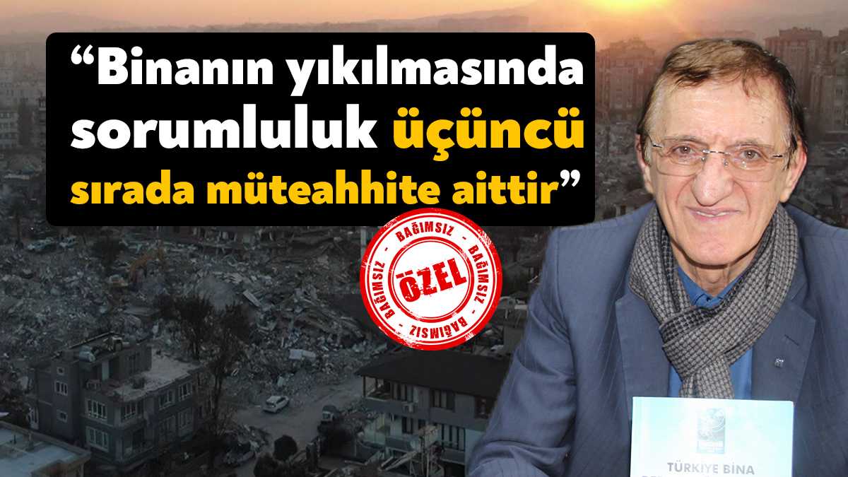 Kocaeli İnşaat Mühendisleri Odası Kurucu Başkanı Keramettin Gençtürk, 1999 depreminin