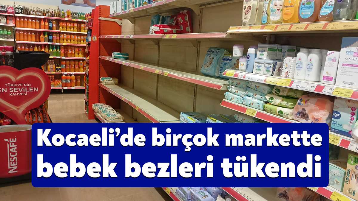 Depremzedeler için bebek maması ve bebek bezi ihtiyacı devam ediyor.