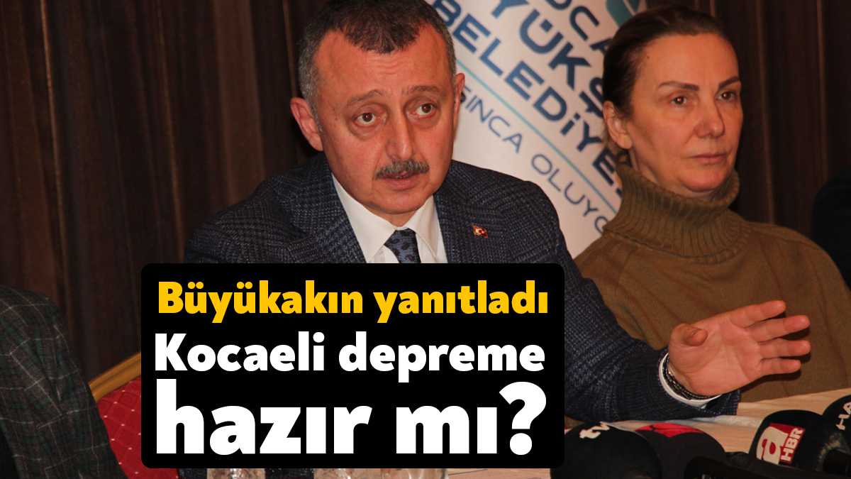 Kocaeli Büyükşehir Belediye Başkanı Tahir Büyükakın, yaptığı basın toplantısında Kocaeli’nin