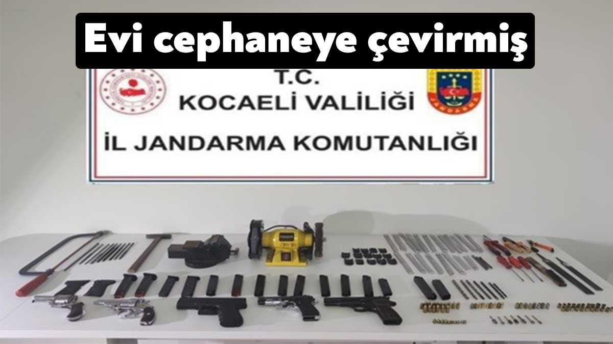 Kocaeli’nin Çayırova ilçesinde bir şahsın evine operasyon düzenlendi. Operasyonda onlarca
