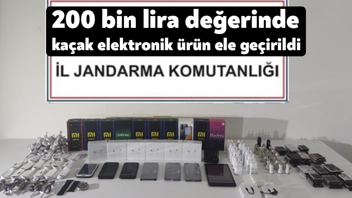 Kocaeli'nin Gebze ilçesinde jandarma ekiplerinin kaçakçılık ile mücadele çerçevesinde düzenlediği