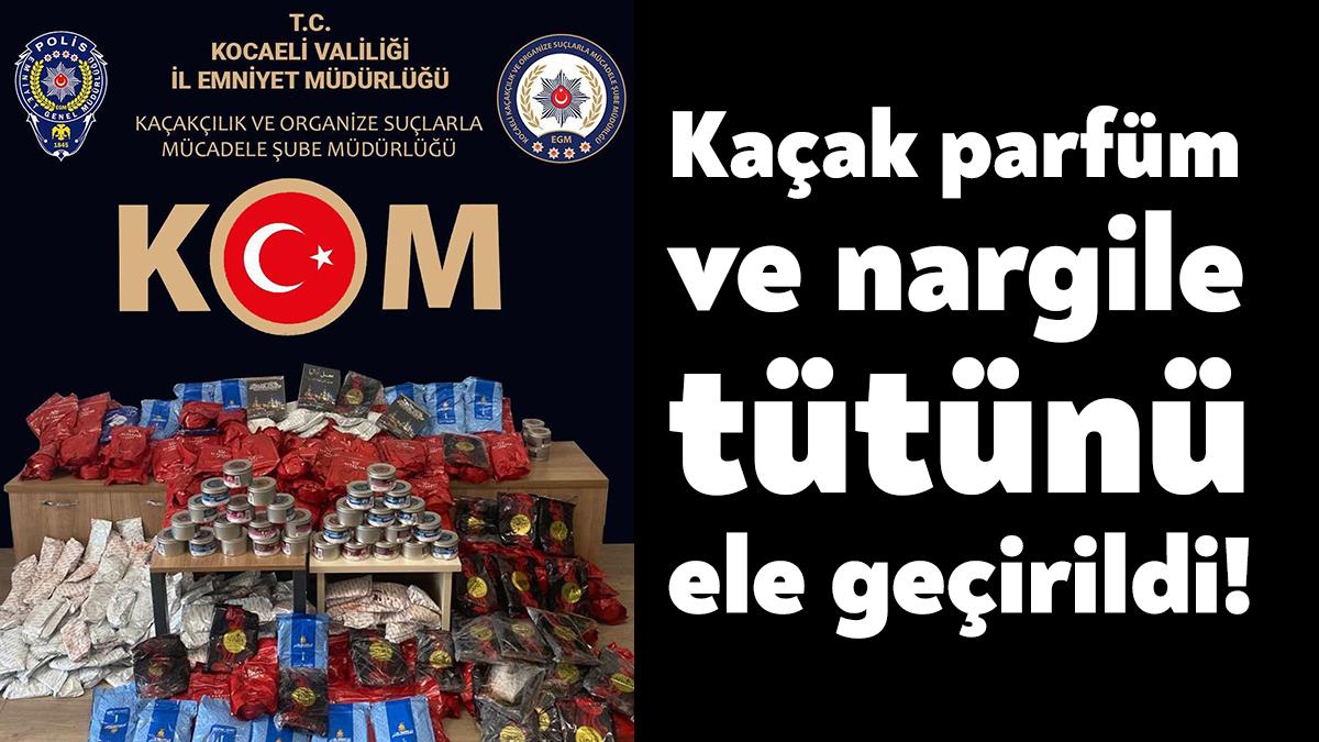 Kocaeli polis ekiplerince İzmit TEM Otoyolu'nda durdurulan 2 araçta 66