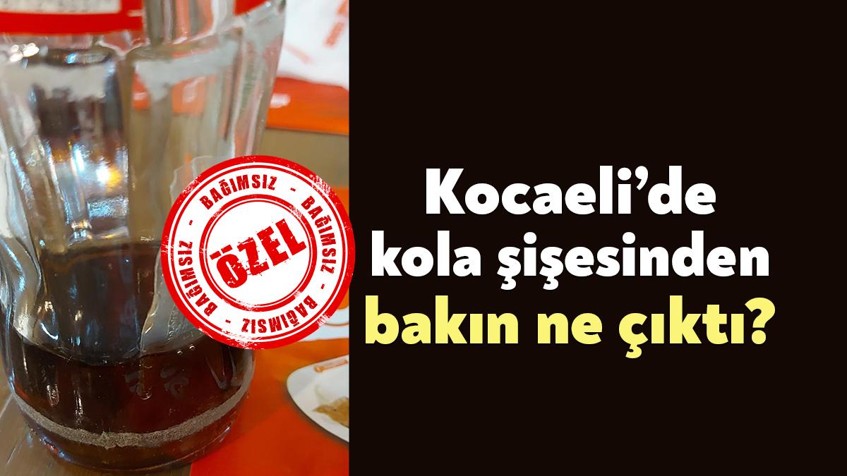 Kocaeli’de bulunan 41 AVM Baydöner Restoran’da yemek yiyen vatandaşın içtiği
