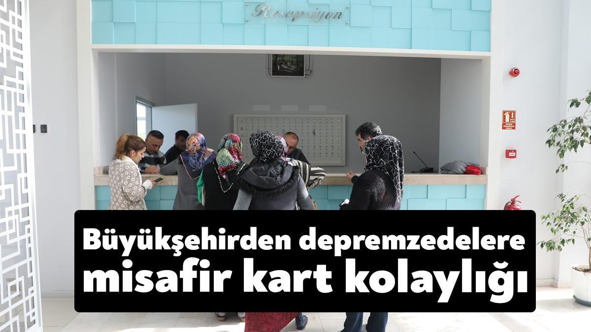 Kocaeli Büyükşehir Belediyesi, kente gelen depremzedelere toplu taşıma araçlarından ücretsiz