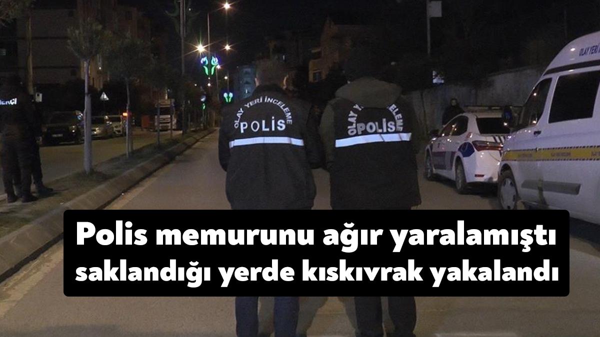 Kocaeli’de 'Dur' ihtarına uymayıp polis memuruna çarparak ağır yaralayan sürücü,