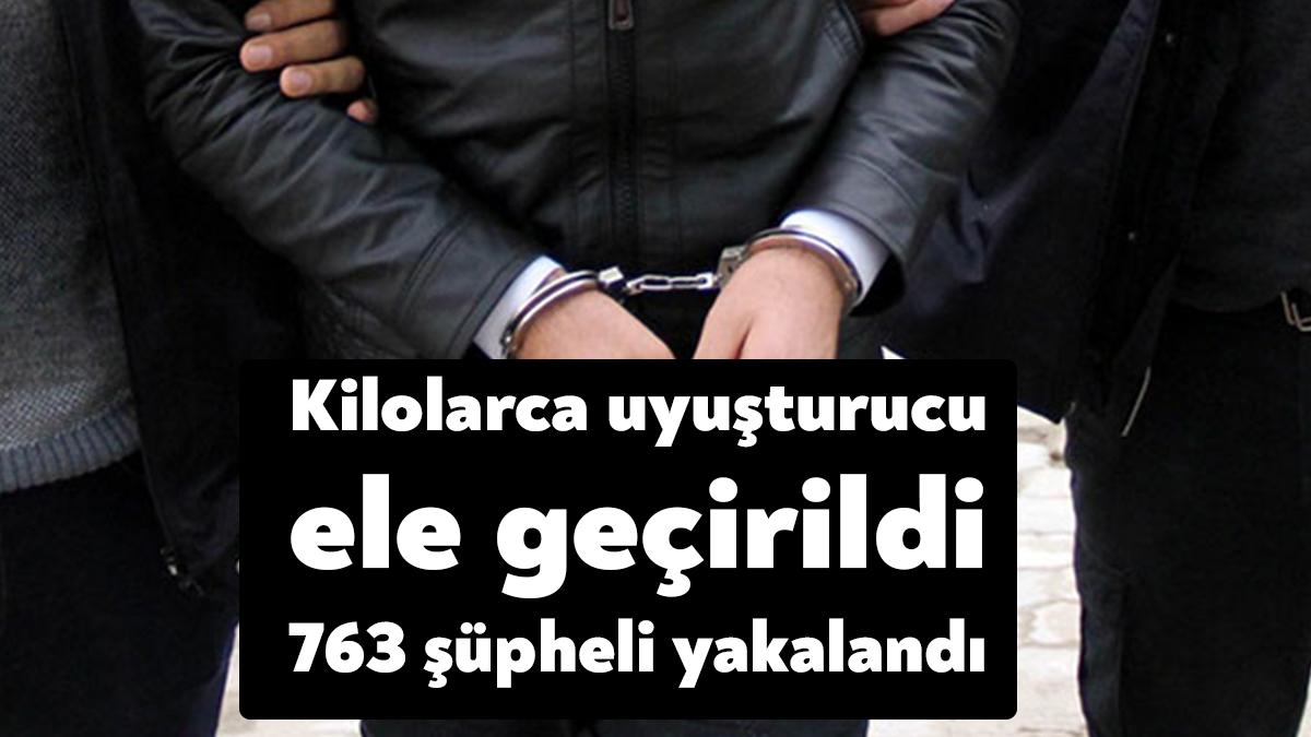 Kocaeli'de polis ve jandarma ekipleri tarafından bir ay içerisinde yapılan