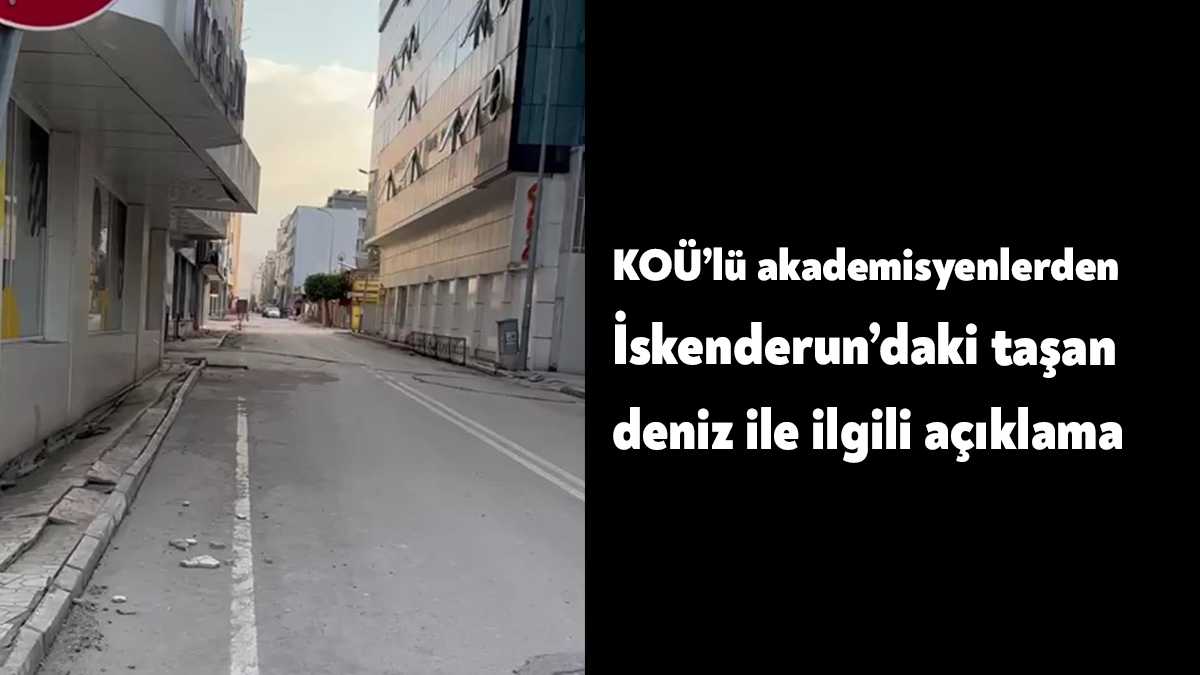 Kocaeli Üniversitesi Jeoloji Mühendisliği ve Jeofizik Mühendisliği öğretim üyeleri Kahramanmaraş