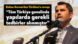 Bakan Kurum’un İYİ Partili Lütfü Türkkan’a verdiği deprem cevabı ortaya çıktı