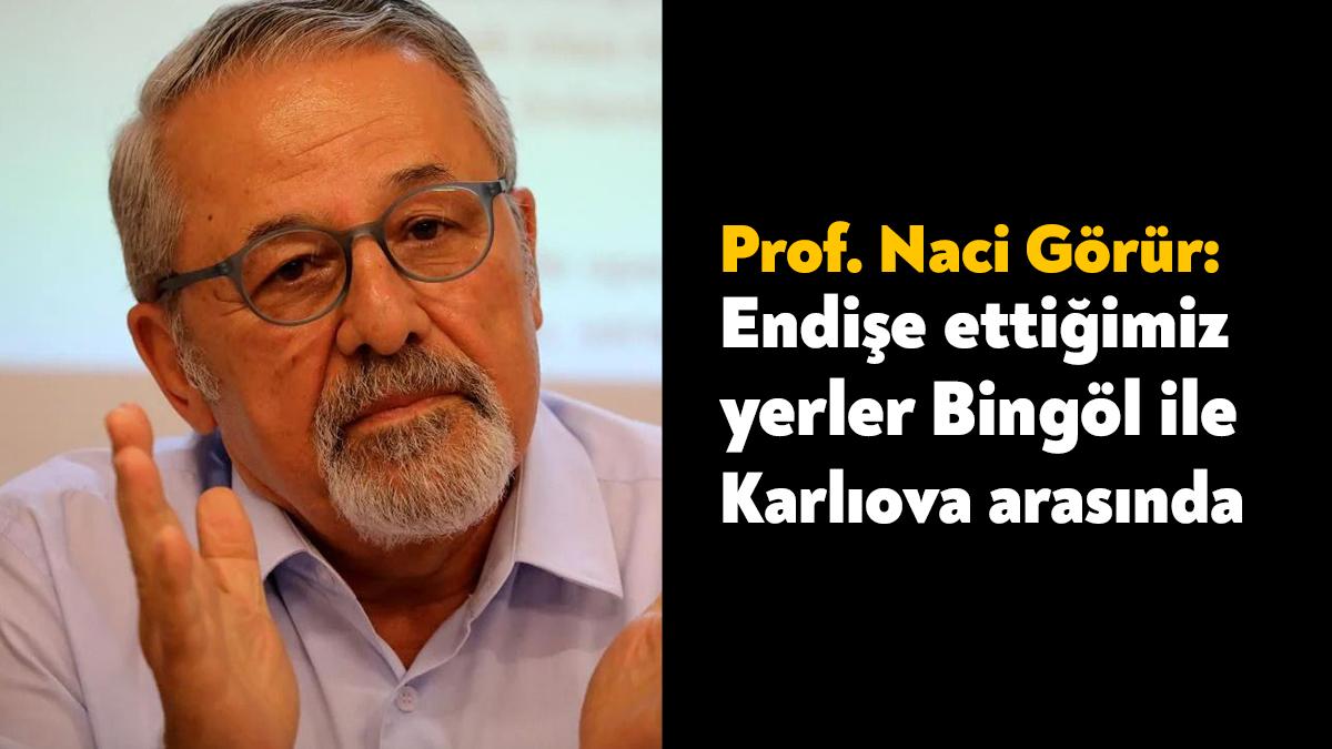 Bilim Akademisi Üyesi Yer Bilimci Prof. Dr. Naci Görür, "Bunu