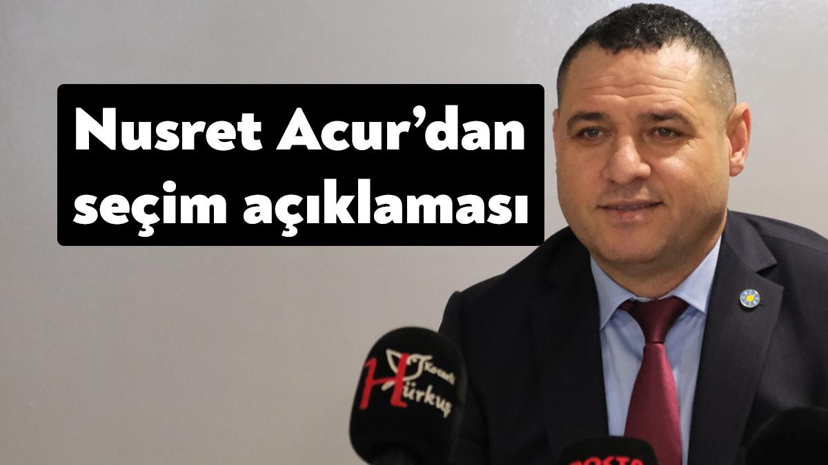 İYİ Parti Kocaeli İl Başkanı Nusret Acur, seçim süreciyle ilgili