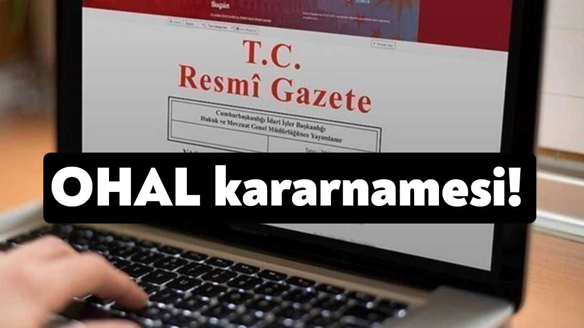 OHAL kapsamında sağlık alanında alınan tedbirlere ilişkin Cumhurbaşkanlığı Kararnamesi yayımlandı.