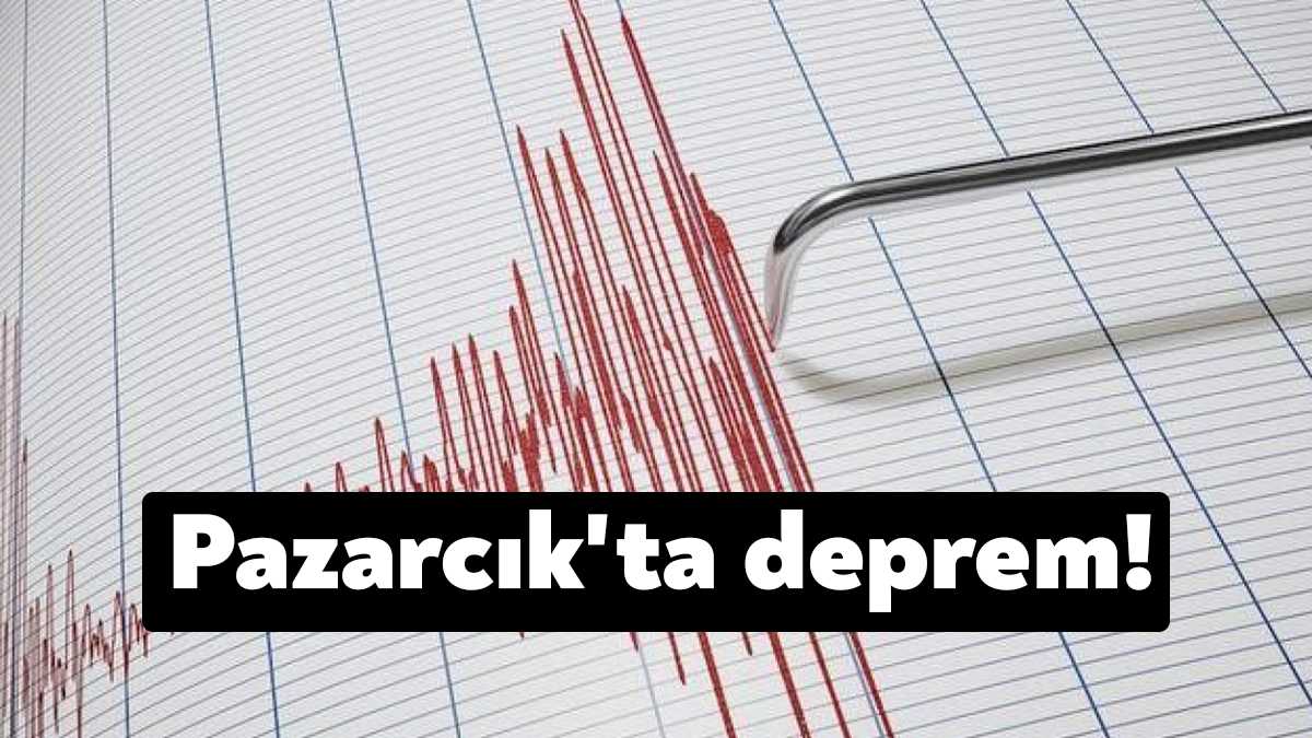 Pazarcık'ta şiddetli bir artçı deprem olduğu ifade edildi. Ekiplerin ara