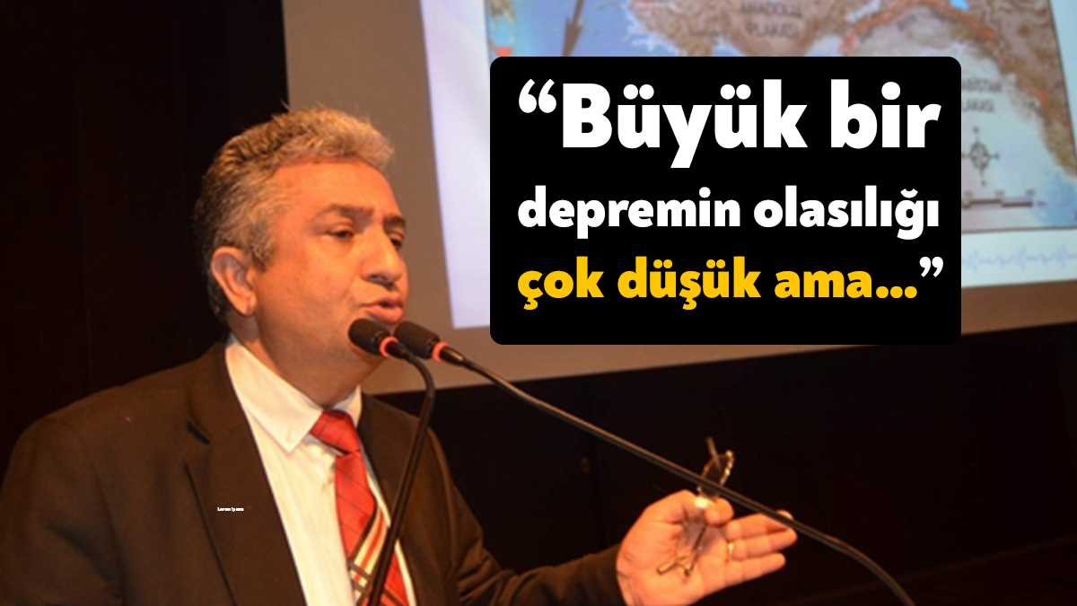 Kocaeli Üniversitesi Yer Fiziği Anabilim Dalı Başkanı Prof. Dr. Şerif