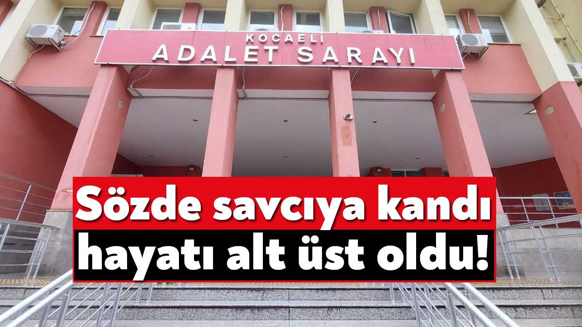 Kocaeli'de bir kişiyi telefonla arayarak kendisini savcı olarak tanıtan, "Adınız