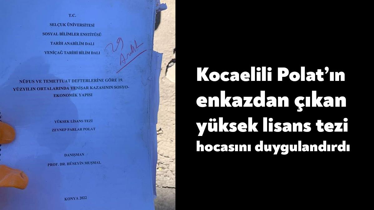Kahramanmaraş merkezli afette Hatay’da hayatını kaybeden Kocaelili Zeynep Parlar Polat