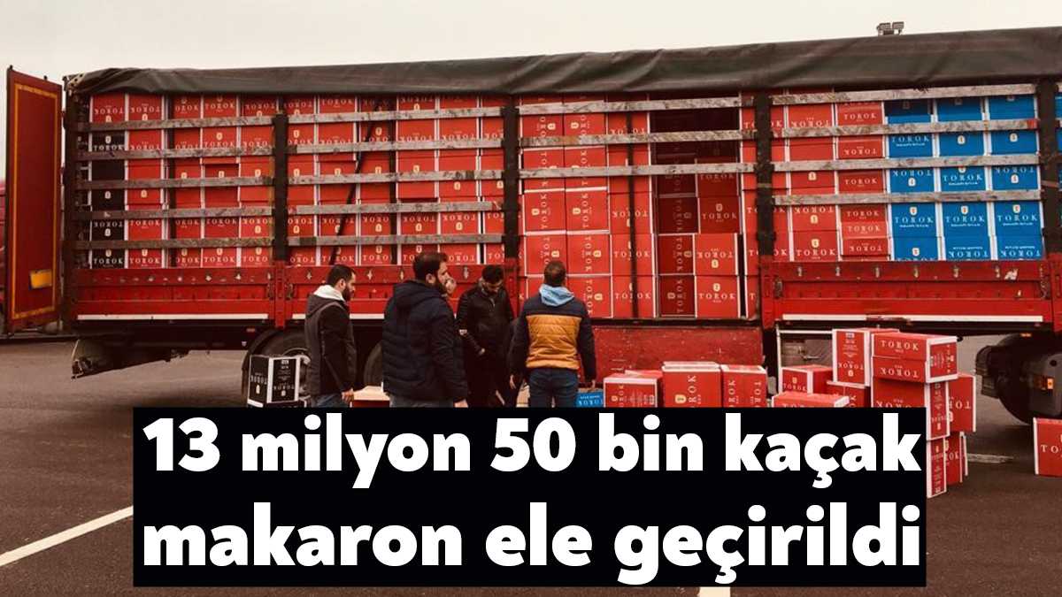 Kocaeli’nin İzmit ilçesinde polis ekipleri tarafından bir tırda yapılan aramda