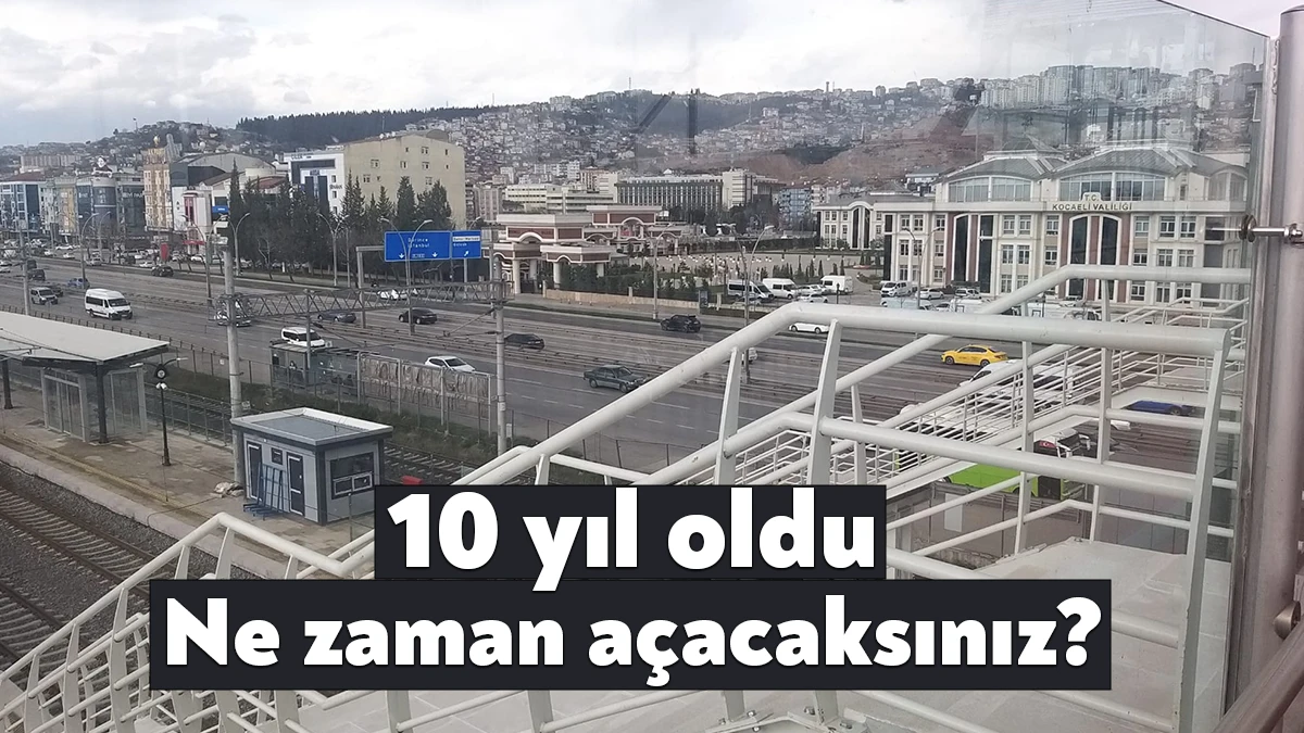 Kocaeli’de binlerce vatandaşın kullandığı Gebze-Adapazarı arasında sefer yapan banliyö trenlerinin