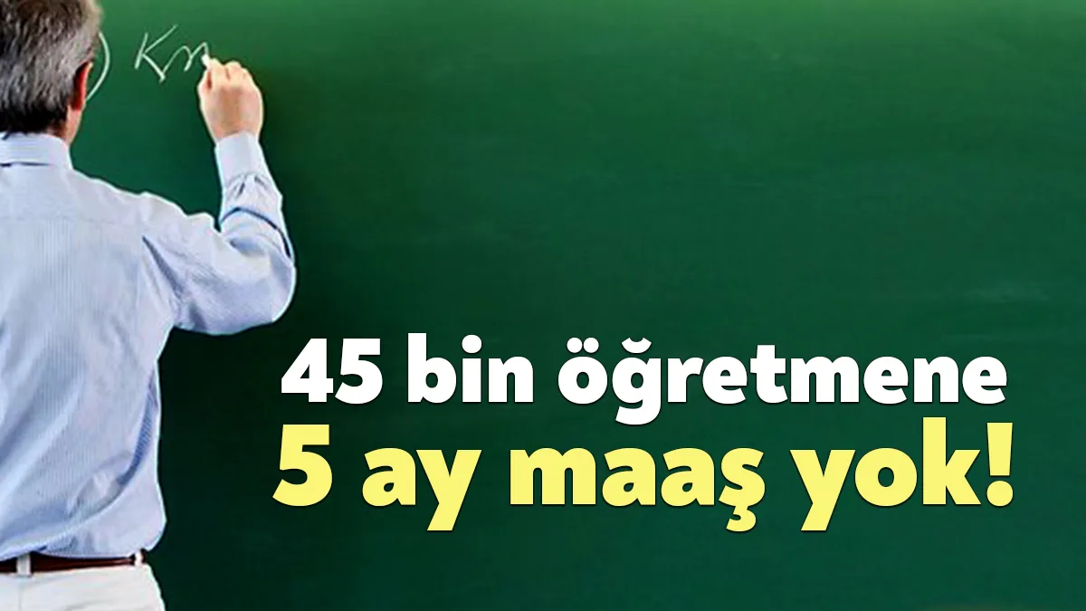 MEB'in, 8 Mayıs’ta alımını tamamladığı 45 bin öğretmen ilk maaşını