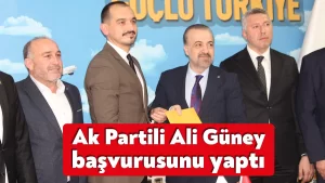 Ali Güney resmen AK Parti Kocaeli milletvekili aday adayı