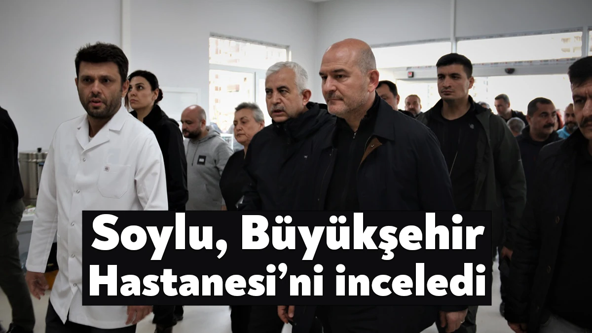 Hatay Defne’de inşa edilen Kocaeli Büyükşehir Hastanesi ve çadırkenti ziyaret