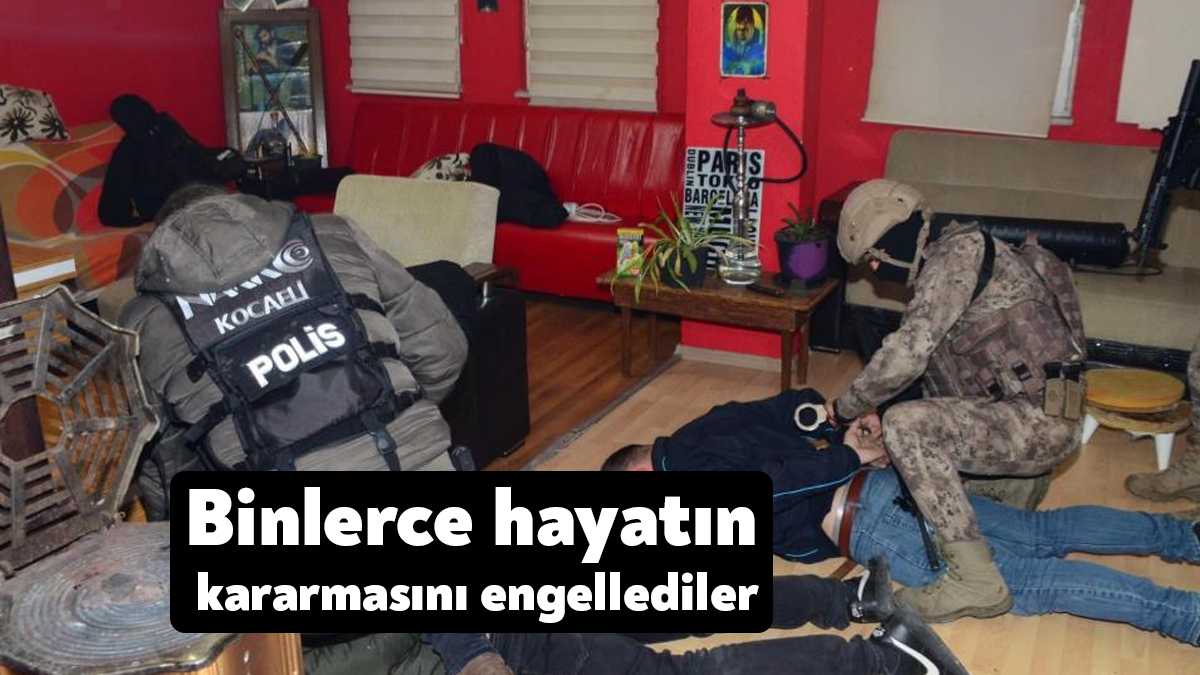 Kocaeli’de narkotik ekipleri, 2022 yılında yaptığı operasyonlarla binlerce hayatın karartılmasına