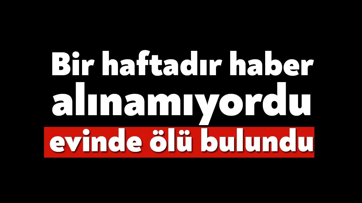 Kocaeli’de kendisinden bir haftadır haber alınamayan yaşlı adam evinde ölü