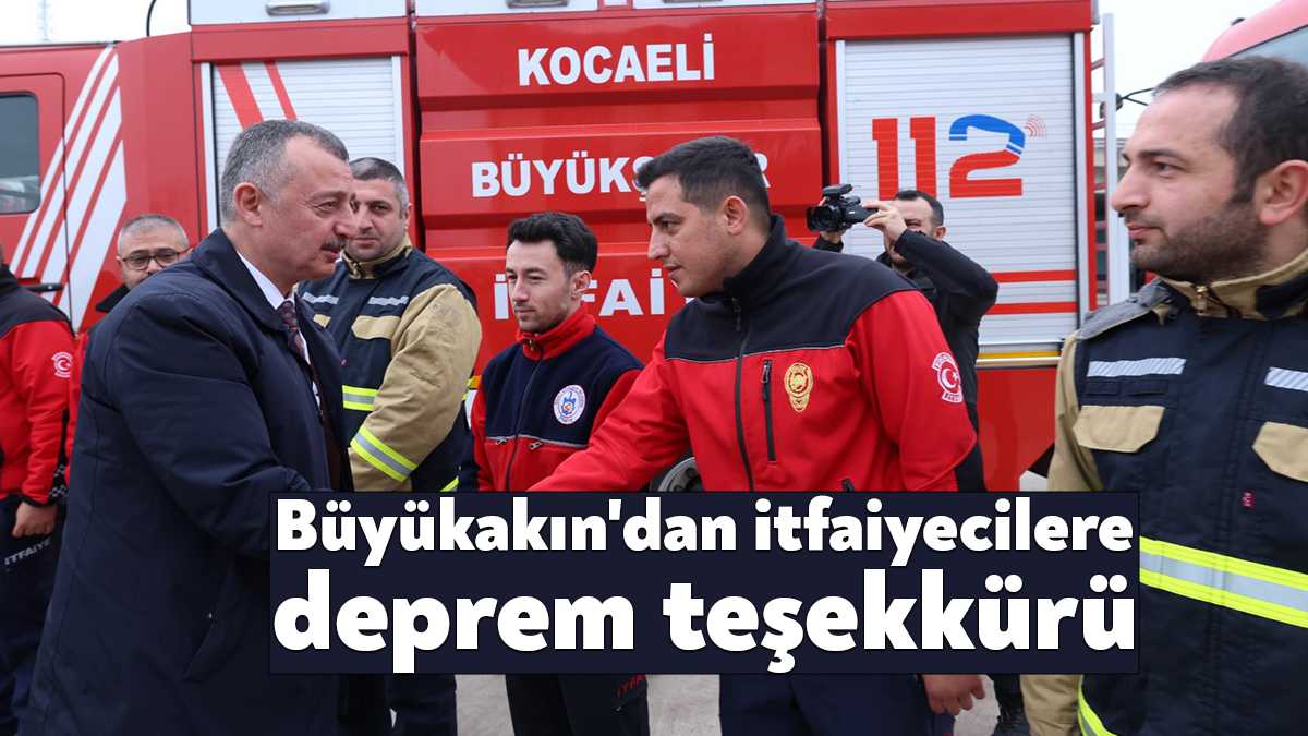 Başkan Büyükakın, deprem bölgesinde cesaret ve fedakarlıkla görev yaparak 82