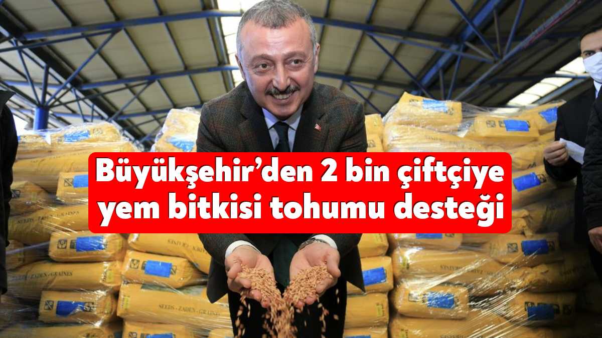 Büyükşehir, 2 bin çiftçiye yüzde 50 hibeli 70 ton tohum