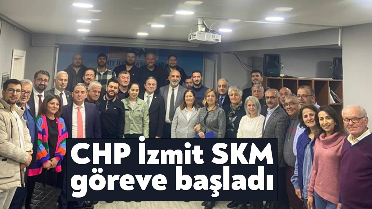 CHP İzmit İlçe Başkanlığı Seçim Koordinasyon Merkezi göreve başladı. SKM