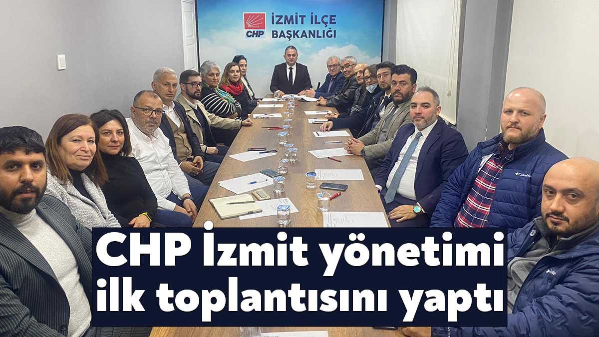 CHP İzmit İlçe Örgütü, MYK’da verilen atama kararı sonrasında Gökhan