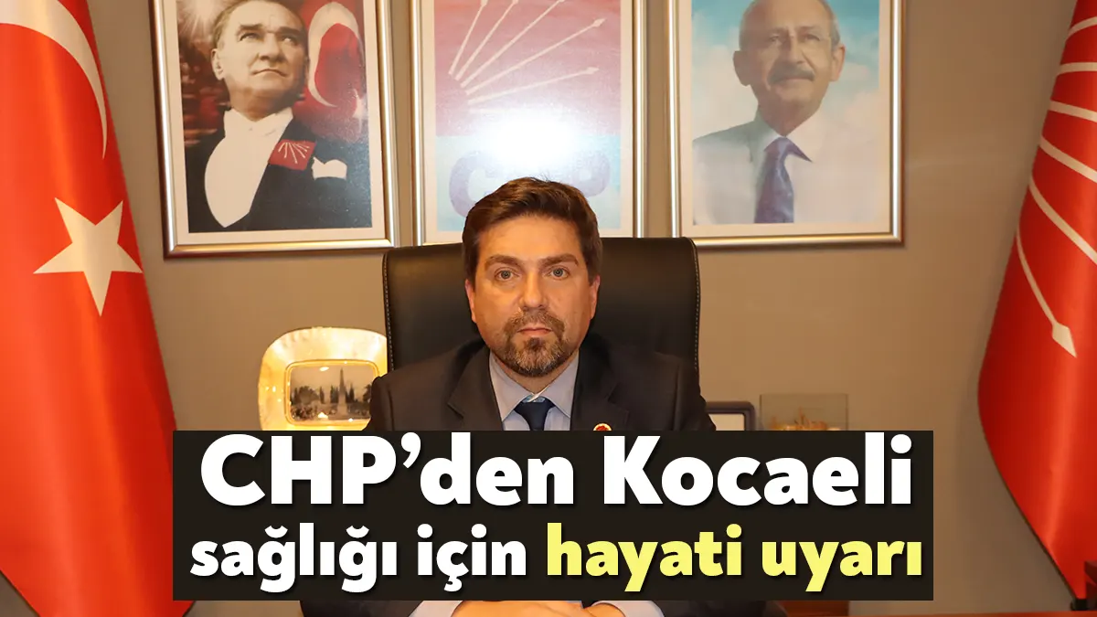 CHP Kocaeli İl Başkanı Bülent Sarı, açılışı yılan hikayesine dönen