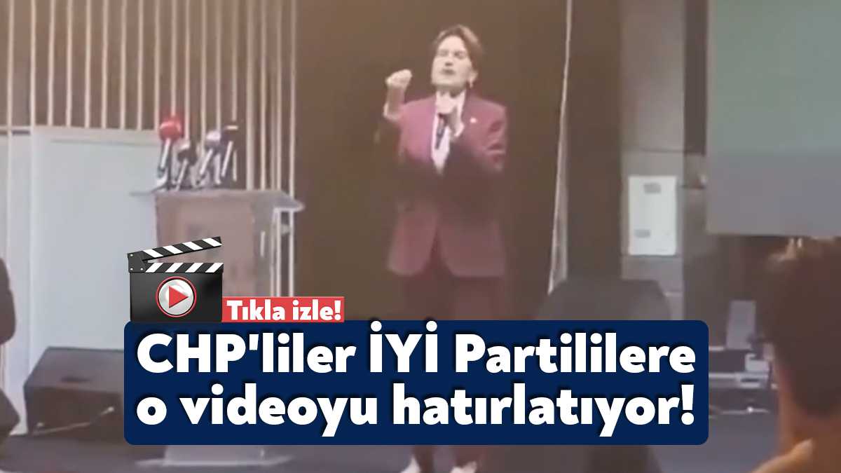İYİ Partililerin tepkileri sosyal medyada gündem olurken CHP'liler tek bir