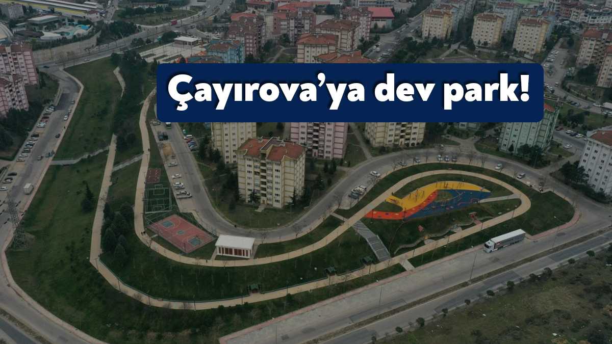 Kocaeli Büyükşehir Belediyesi, Çayırova’da 33 bin metrekarelik alana inşa ettiği
