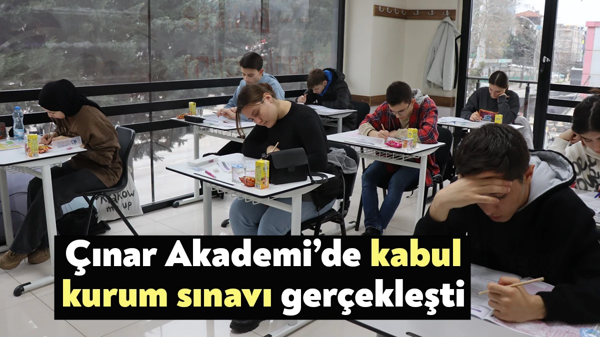 İzmit Belediyesi Çınar Akademi’de kurum kabul sınavı 11-12 Mart tarihlerinde