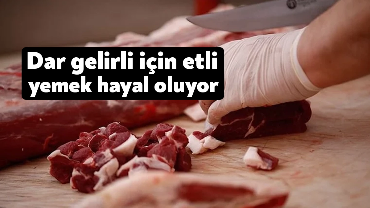 Kırmızı ette fiyat artışı durdurulamıyor. Depremin vurduğu hayvancılık sektöründe Ramazan