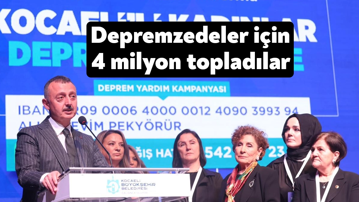 Kocaeli Üreten ve Yöneten Kadınlar Platformu, Kahramanmaraş merkezli 11 kentte