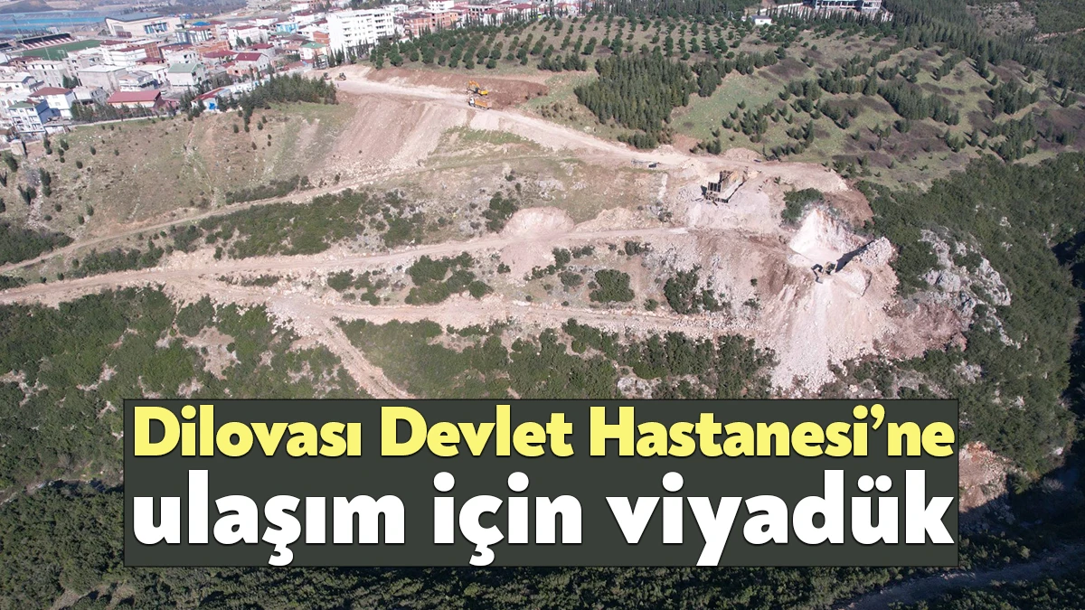 Kocaeli Büyükşehir tarafından hayata geçirilen Dilovası Hastane Yolu inşaatında viyadük