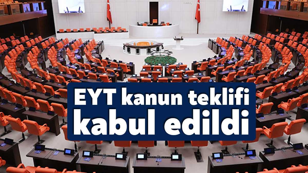Meclis Genel Kurulu'nda EYT'lilere ilişkin kanun teklifinin tümü üzerindeki görüşmelerin