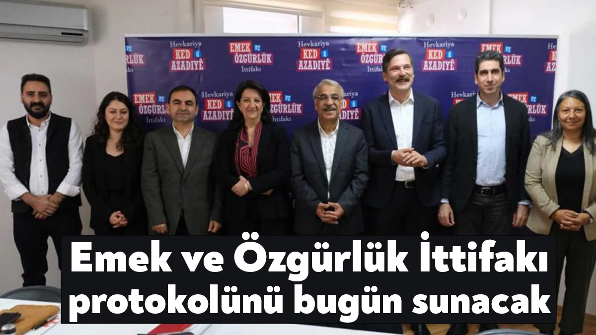 Siyasi partilerin ittifak protokollerini Yüksek Seçim Kuruluna (YSK) sunması için
