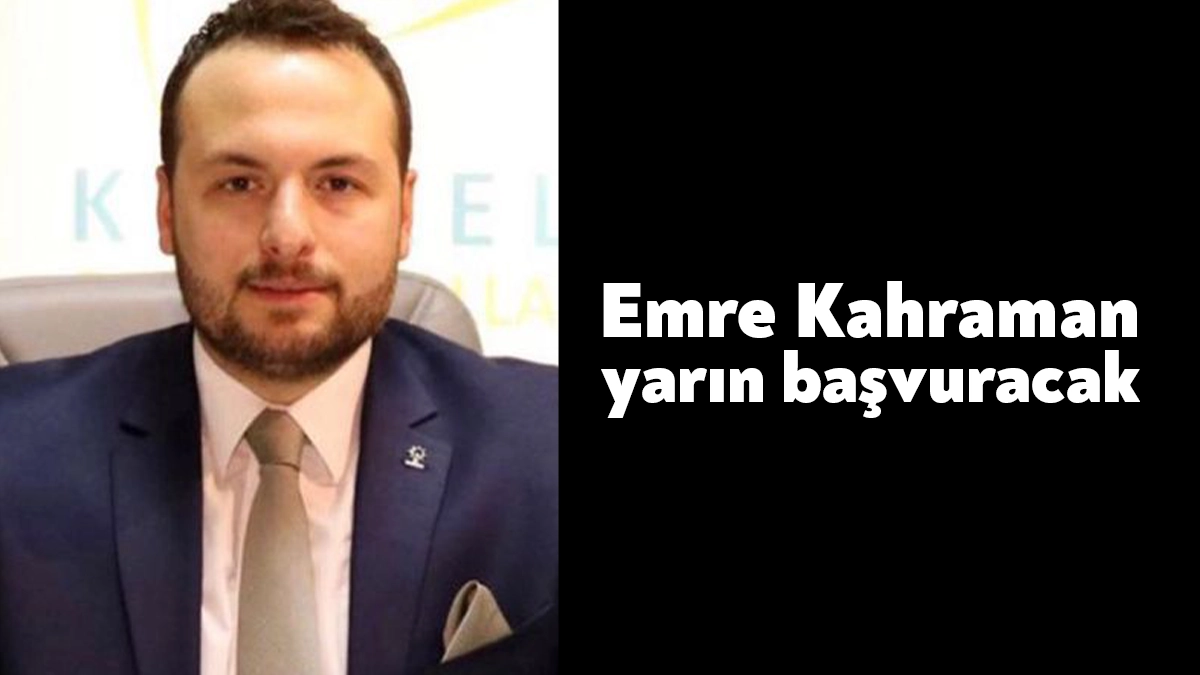 Büyükşehir Belediyesi AK Parti Meclis Üyesi Emre Kahraman yarın il