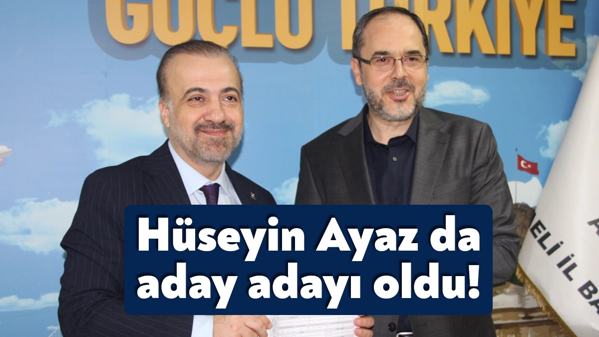 Başiskele eski Belediye Başkanı Hüseyin Ayaz bugün partisinin il başkanlık