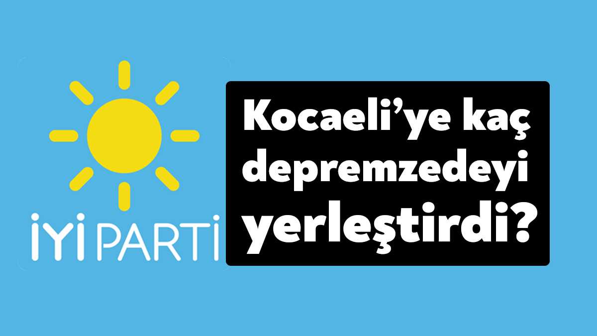 İYİ Parti Afet Koordinasyon Merkezi tarafından hazırlanan raporda toplamda 7