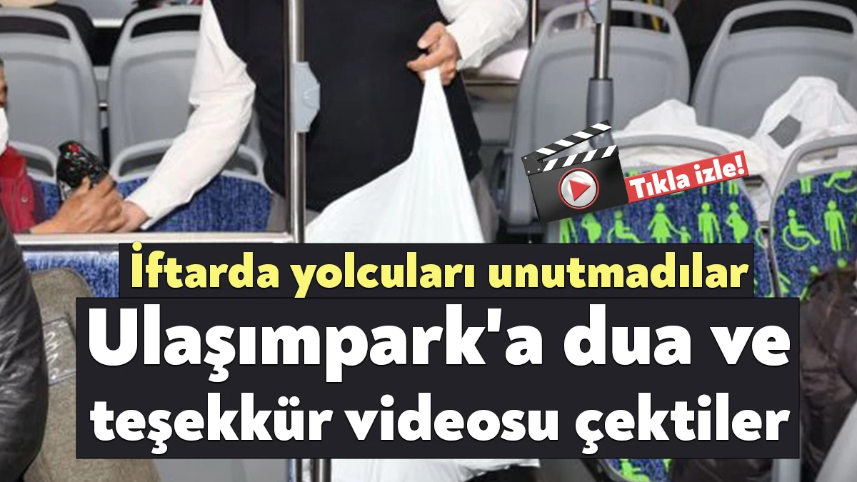 Kocaeli Büyükşehir Belediyesi Ulaşımpark A.Ş., iftar vaktinde seyahat eden vatandaşlara