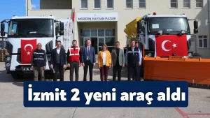 İzmit Belediyesi araç filosu, 2 yeni iş makinesiyle gücüne güç kattı