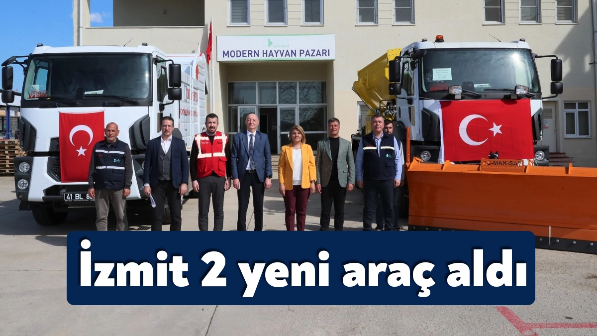 İzmit Belediye Başkanı Fatma Kaplan Hürriyet, satın alma süreci tamamlanan