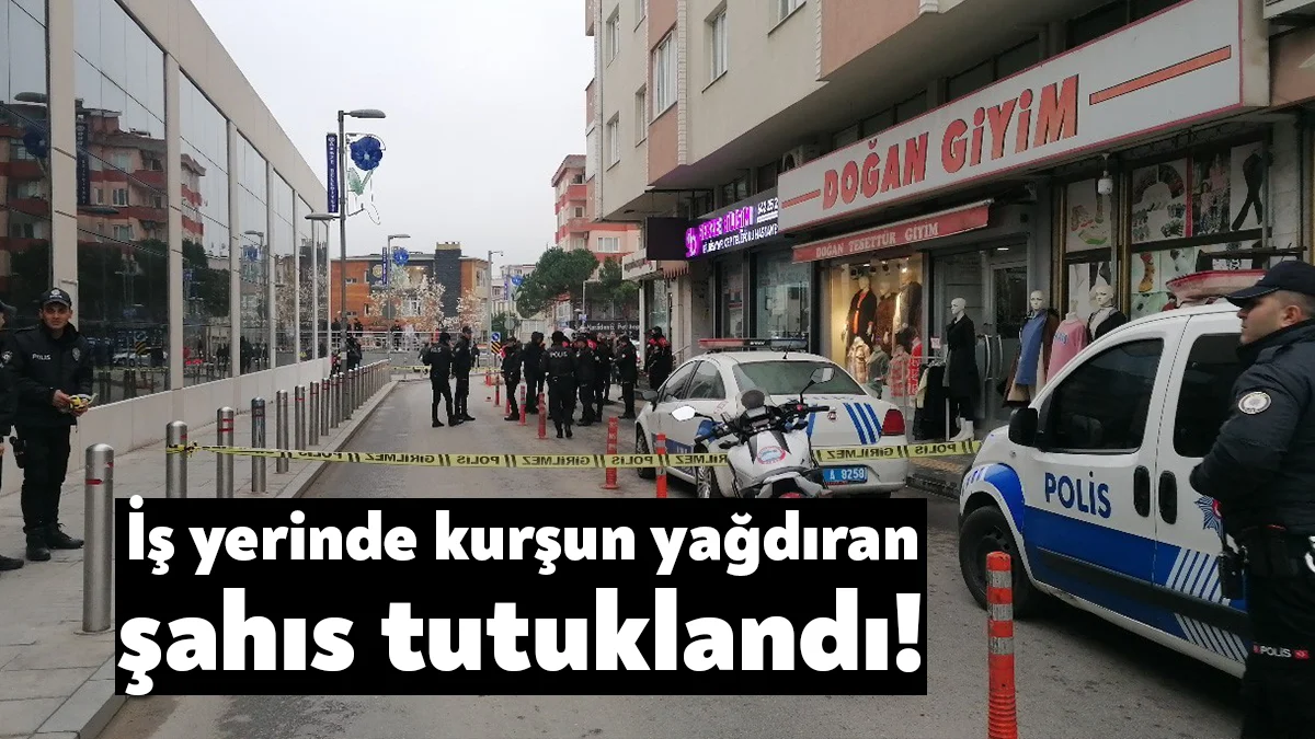 Kocaeli'nin Gebze ilçesinde girdiği hediyelik eşya dükkanında 6 el ateş
