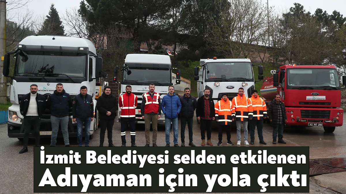 İzmit Belediye Başkanı Fatma Kaplan Hürriyet, aşırı yağışlar ve sel